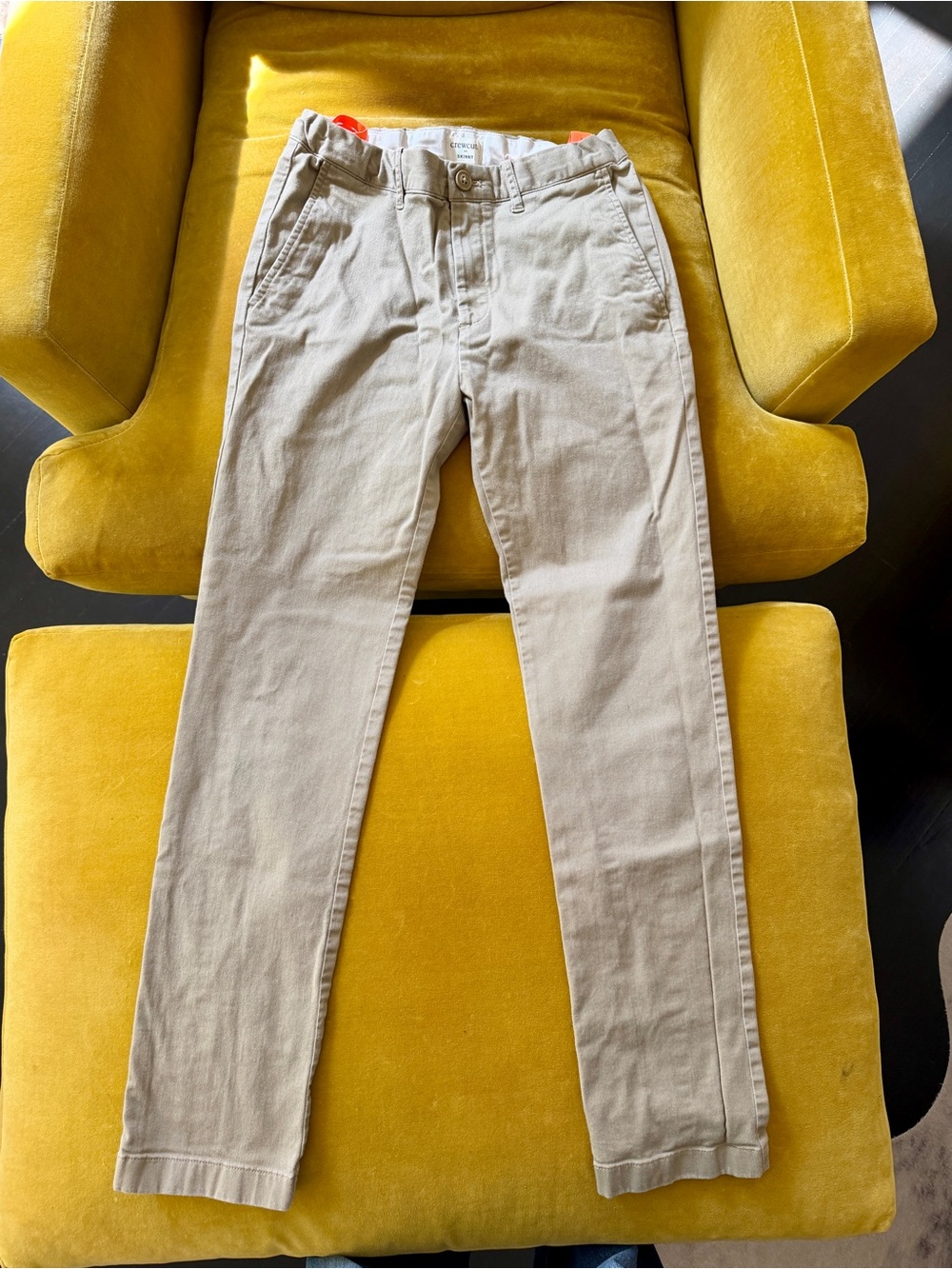 Crewcuts Boys' Tan Chino Pants - Slim Fit